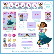 Kit Fiesta Imprimible Encanto (Textos Editables) | PDF Editable | Mejores Ideas de Sara