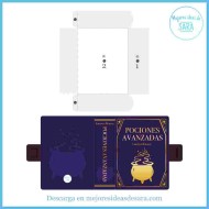 Libro Pociones Harry Potter Caja Para Imprimir | Imprimible PDF | Mejores Ideas de Sara