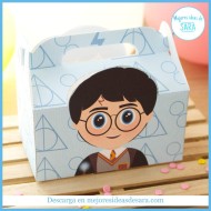 Caja Cumpleaños Harry Potter para imprimir | Imprimibles PDF | Mejores Ideas de Sara