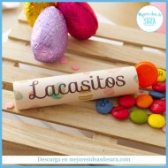 Envoltorio Tubo Lacasitos Conejito Feliz Pascua | Imprimibles PDF GRATIS | Mejores Ideas de Sara