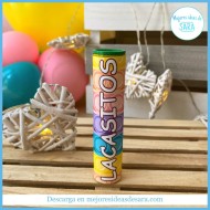 Envoltorio Lacasitos Tubo Pop It Pastel | Imprimibles PDF | Mejores Ideas de Sara