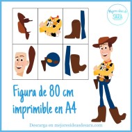 Figura Woody de Toy Story Grande 80 cm | Imprimibles PDF | Mejores Ideas de Sara