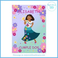 Lámina A3 Mirabel Película Encanto (Texto Editable) | Imprimibles para fiestas | Mejores Ideas de Sara