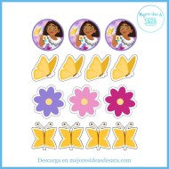 Toppers o Banderillas Encanto para imprimir | Imprimibles para fiestas | Mejores Ideas de Sara