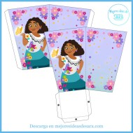 Cubo Palomitas Mirabel Encanto para Imprimir | Imprimibles para fiestas | Mejores Ideas de Sara