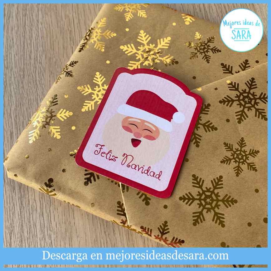 Tarjeta Feliz Navidad Santa Claus