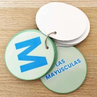Libro Redondo Llavero "Las Mayúsculas" | Imprimibles PDF GRATIS | Mejores Ideas de Sara