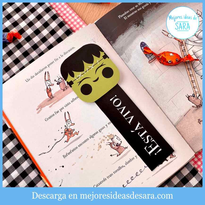 Marcapáginas Frankenstein Halloween