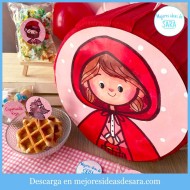 Piñata Caperucita Roja para Imprimir | Decoración Imprimible para Fiestas | Mejores Ideas de Sara