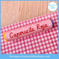 Envoltorio Lacasitos Caperucita Roja en PDF para Imprimir | Decoración Imprimible para Fiestas | Mejores Ideas de Sara