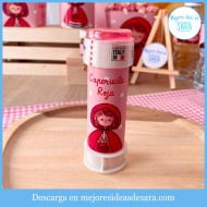 Envoltorio Pompero Caperucita Roja en PDF para Imprimir | Decoración Imprimible para Fiestas | Mejores Ideas de Sara