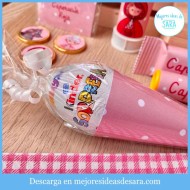 Cono para bolsas Caperucita Roja en PDF para Imprimir | Decoración Imprimible para Fiestas | Mejores Ideas de Sara