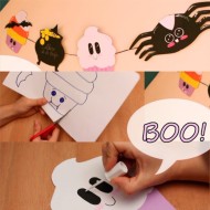 Plantillas Guirnalda Halloween Kawaii Cupcakes | Imprimibles PDF GRATIS |Mejores Ideas de Sara