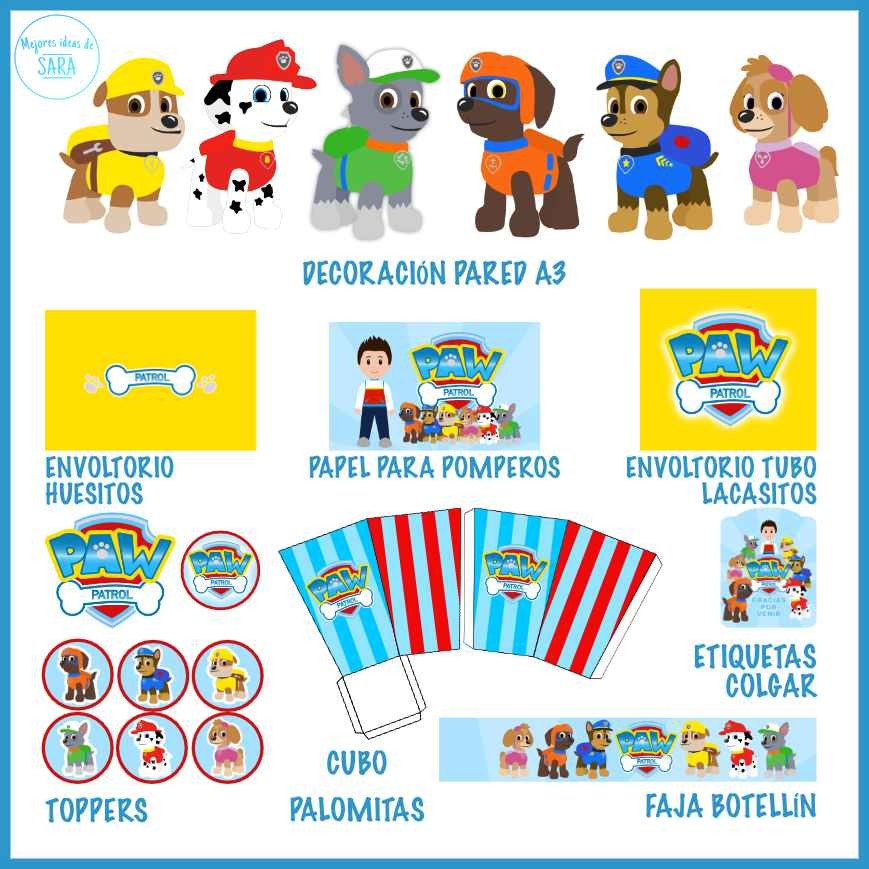 Candy Bar Patrulla Canina