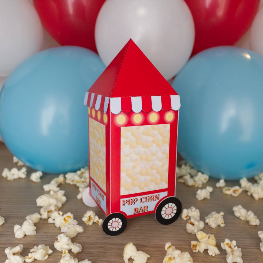 Pop Corn Bar 3D para Montar