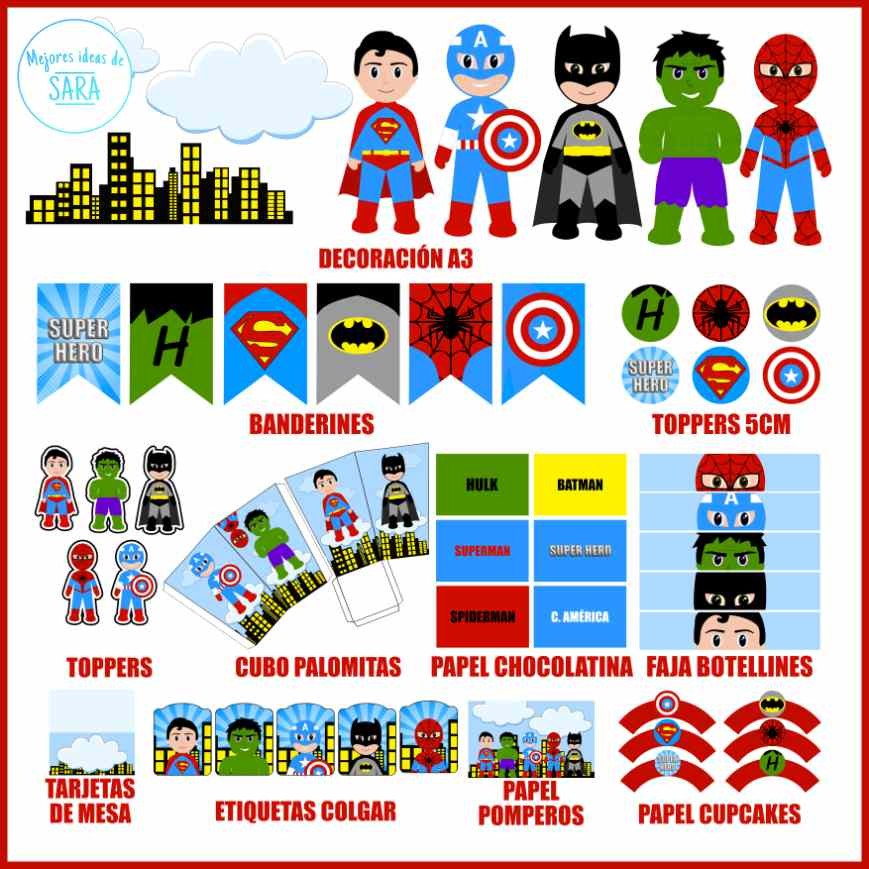 Candy Bar Super Heroes