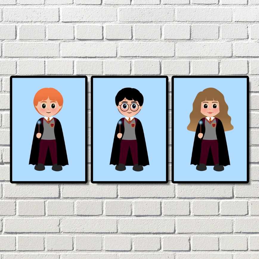 Láminas Decoración Harry Potter