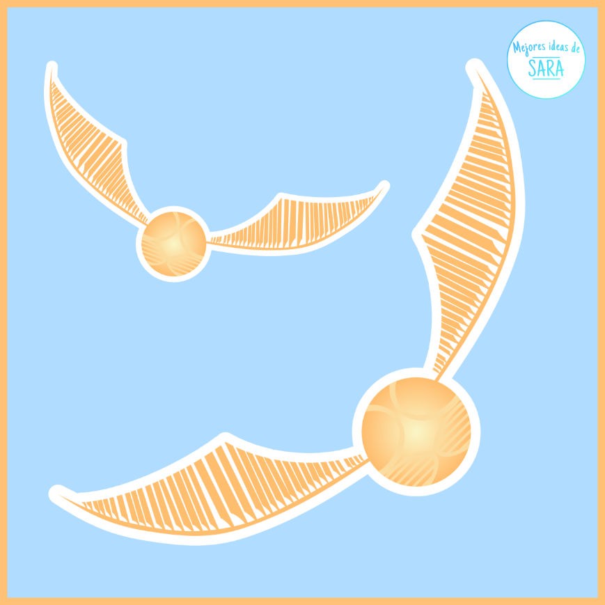 Toppers Snitch Dorada Harry Potter