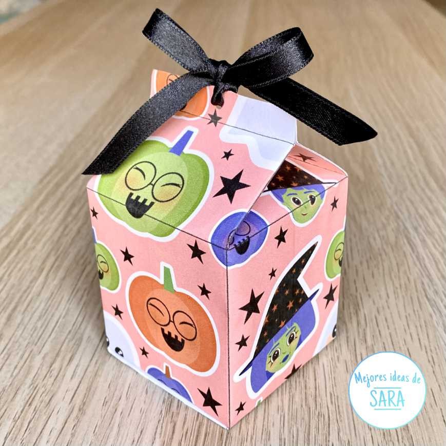MilkBox Halloween Infantil para Imprimir