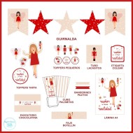 Kit Decoración Cascanueces Navidad para Imprimir | Imprimibles PDF | Mejores Ideas de Sara