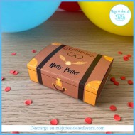 Maleta Harry Potter Caja Papercraft | Imprimibles PDF | Mejores Ideas de Sara